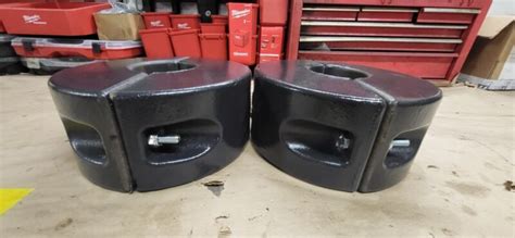 skid steer counterweight|bobcat skid steer wheel weights.